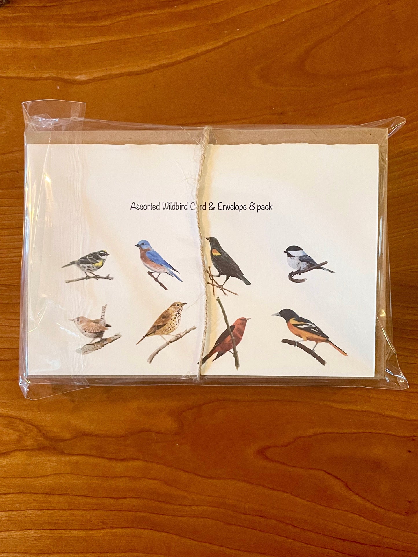 WILD BIRDS CARD - SET OF 8