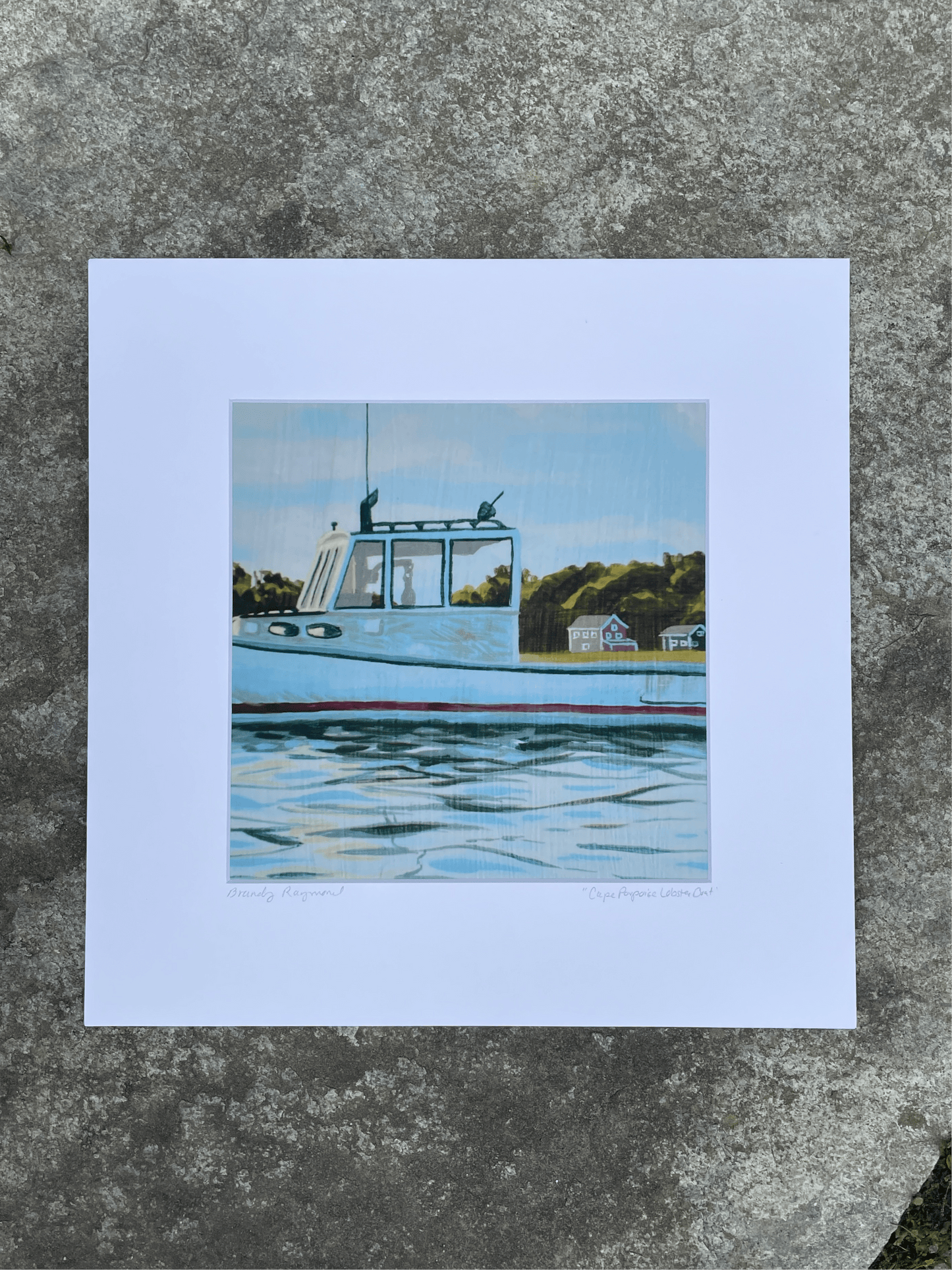 Cape Porpoise Lobster Boat Print