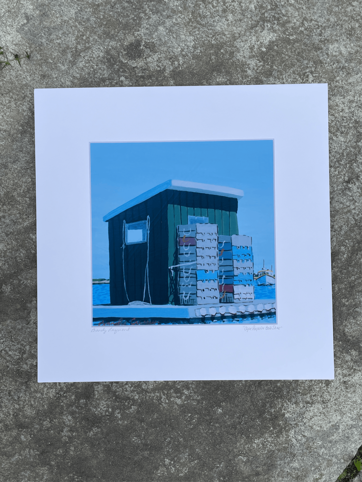 Green Bait Shack Print