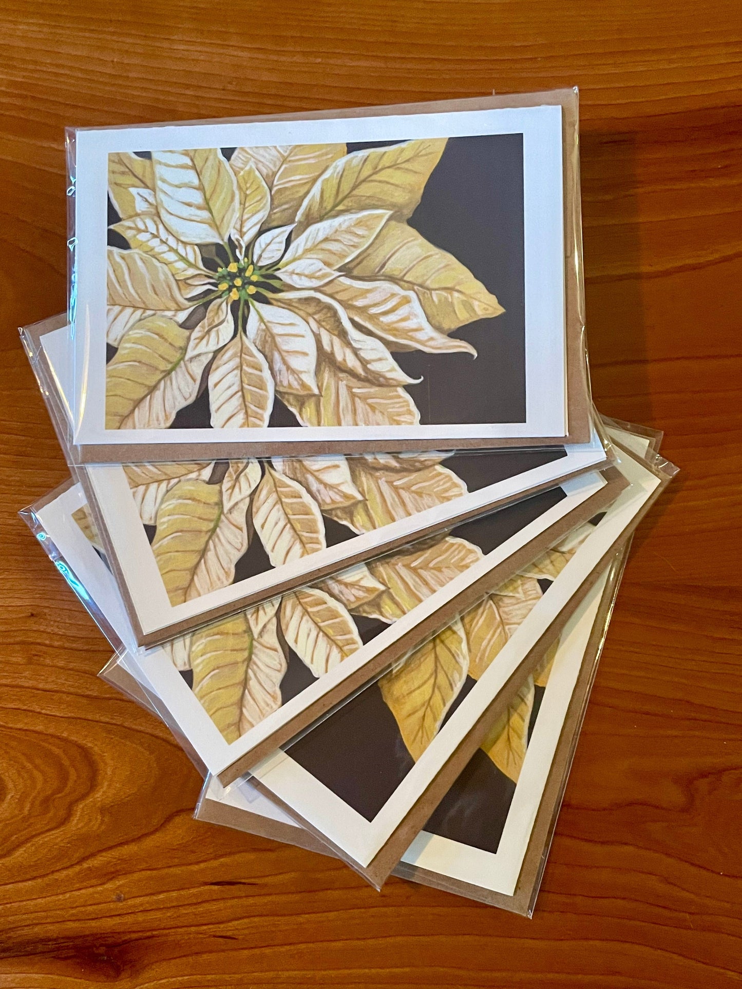 Poinsettia - Single card