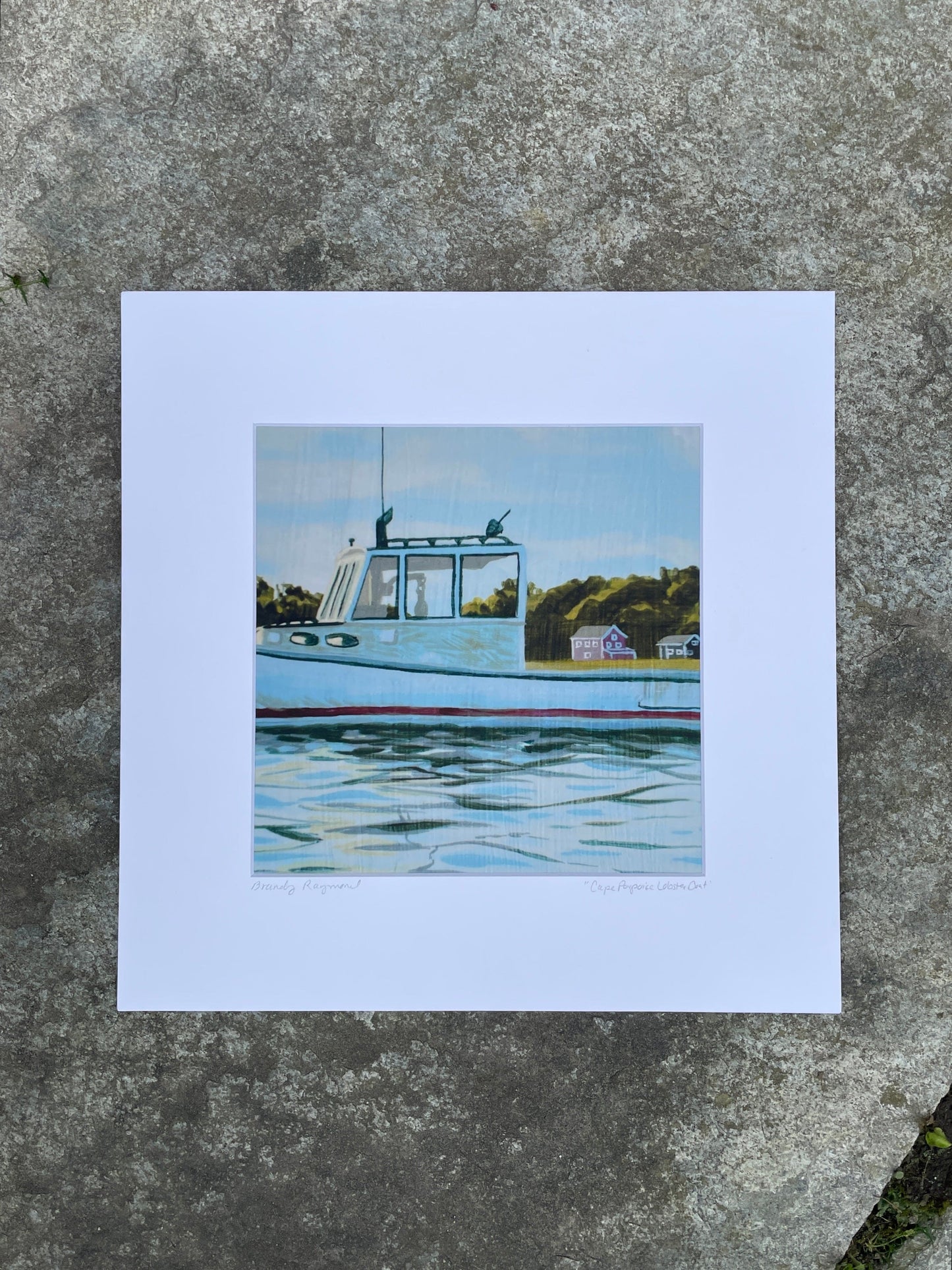 Cape Porpoise Lobster Boat Print