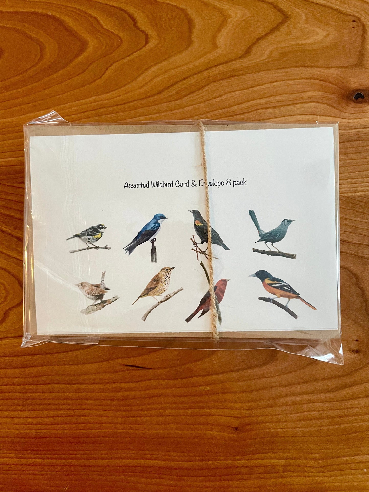 WILD BIRDS CARD - SET OF 8