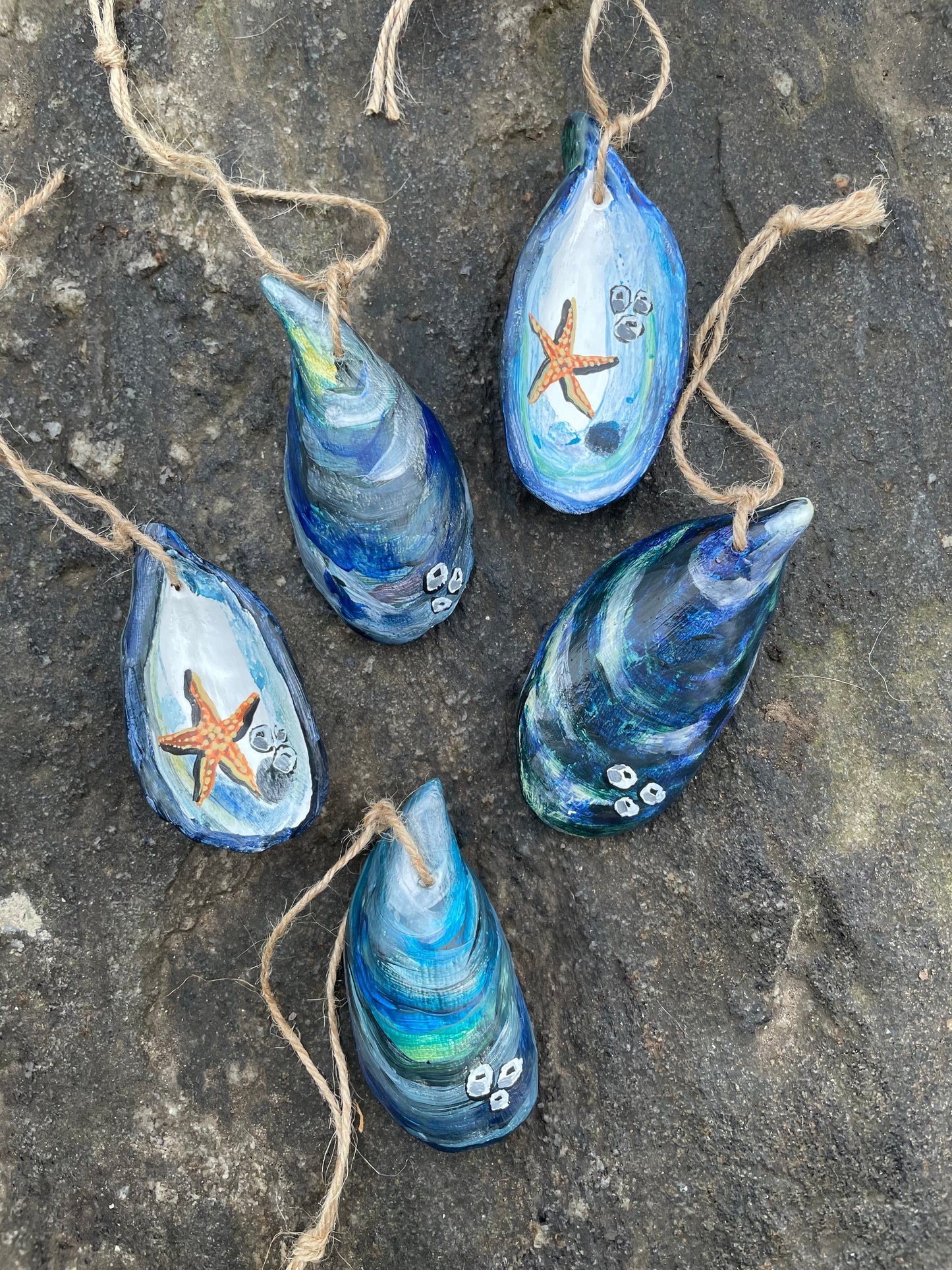Mussel Shell Clay Ornament