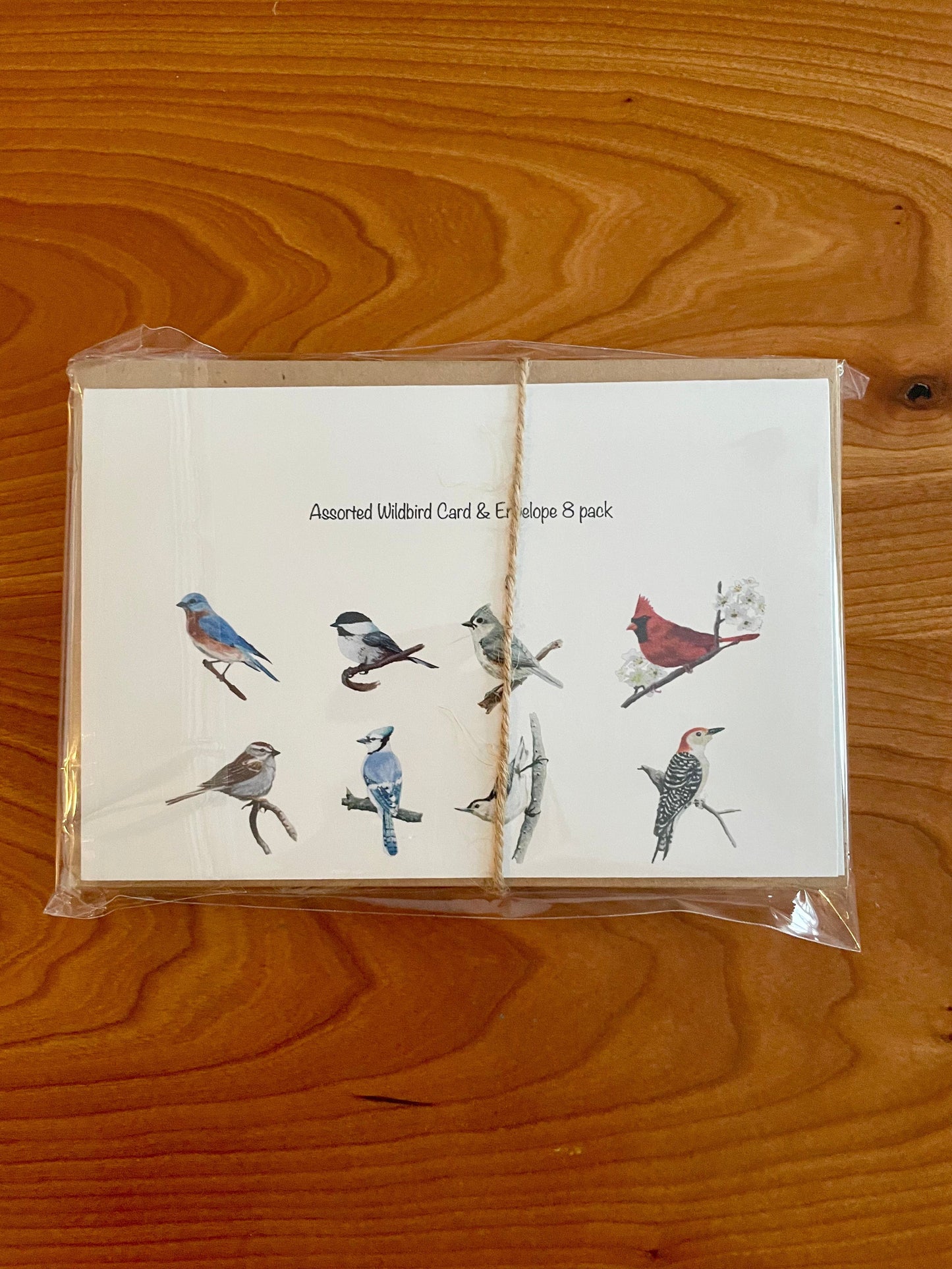 WILD BIRDS CARD - SET OF 8