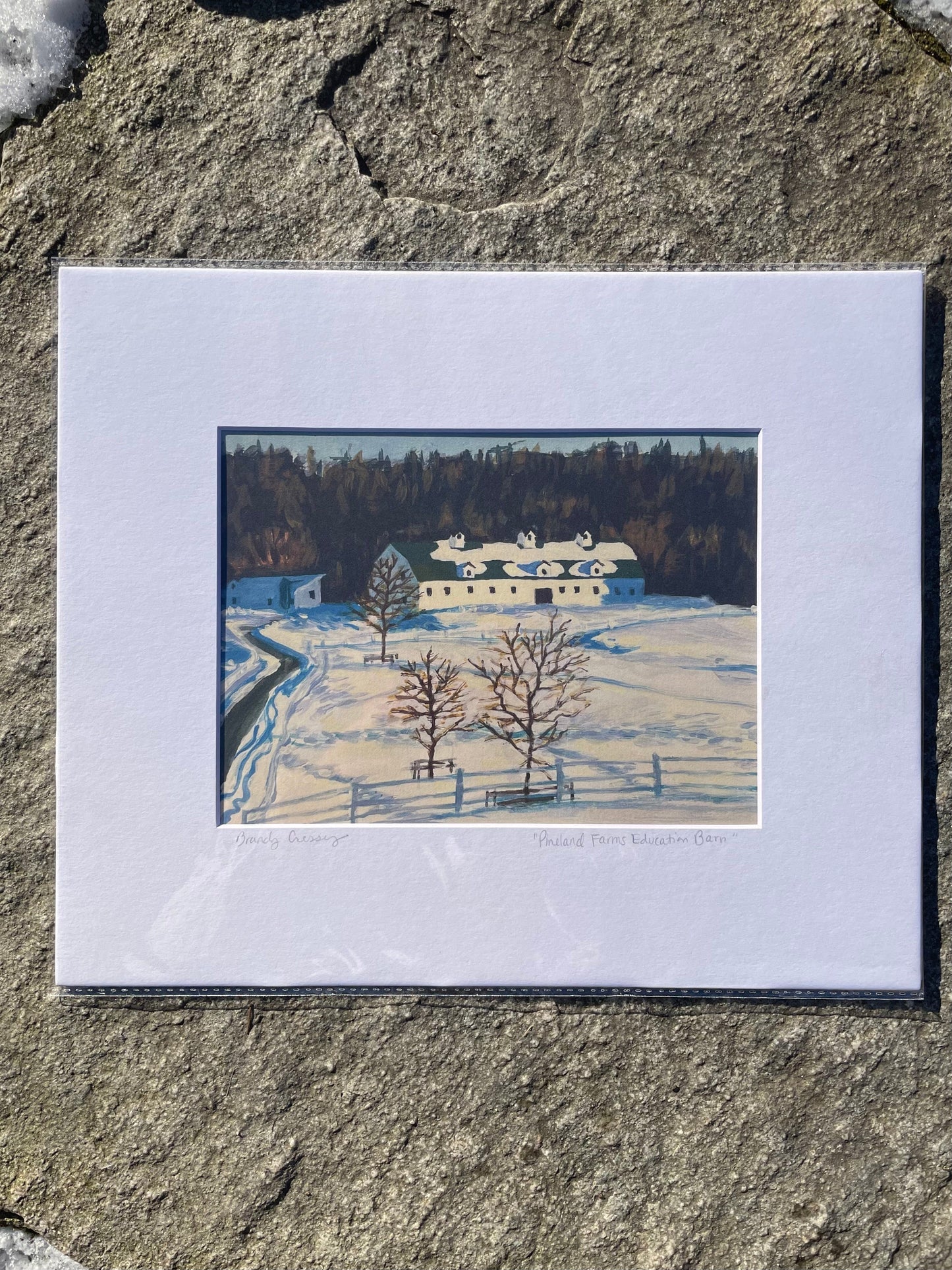 Pineland Farms Education Barn Print