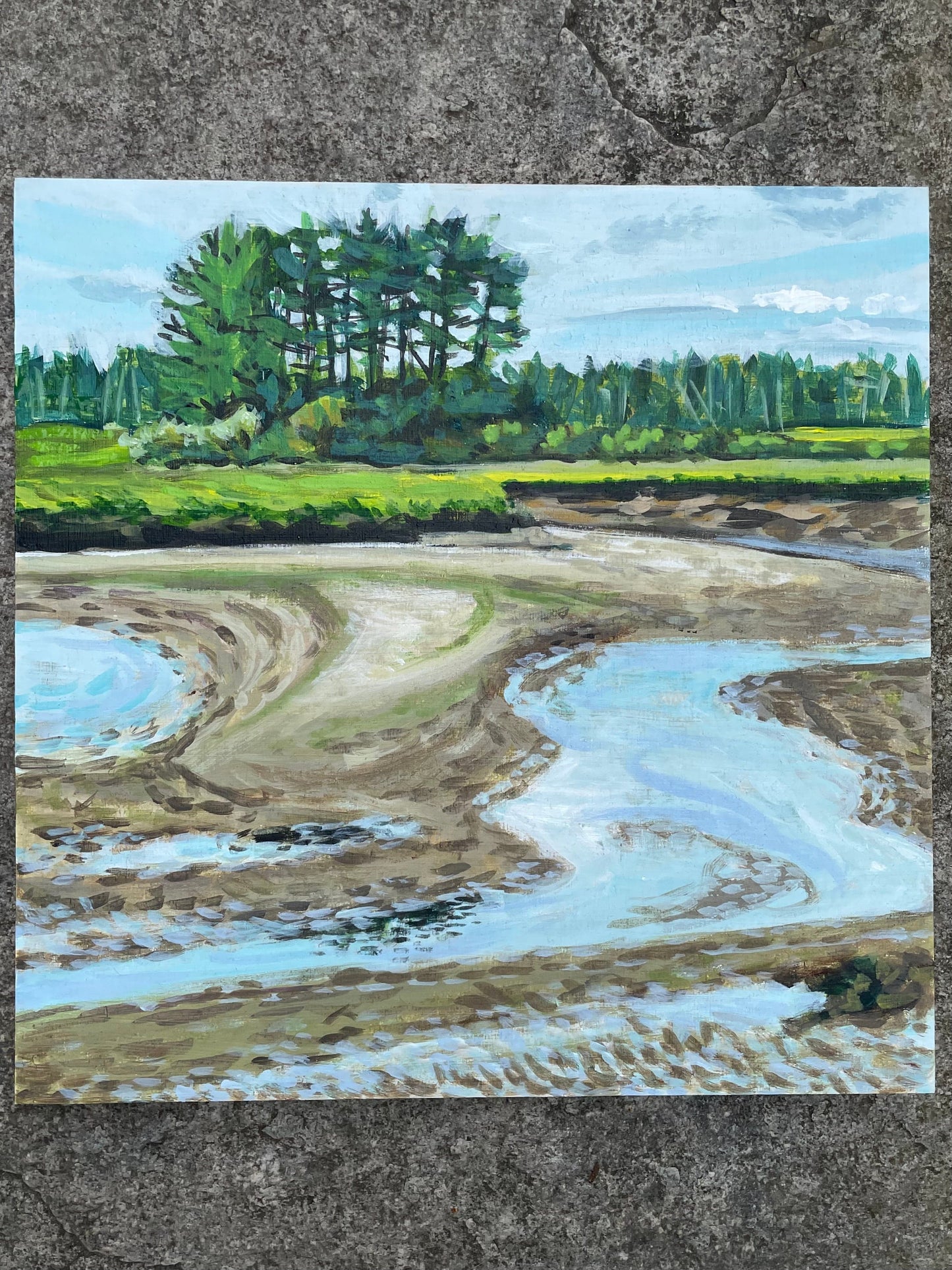 Parsons Summertime Painting - 12x12