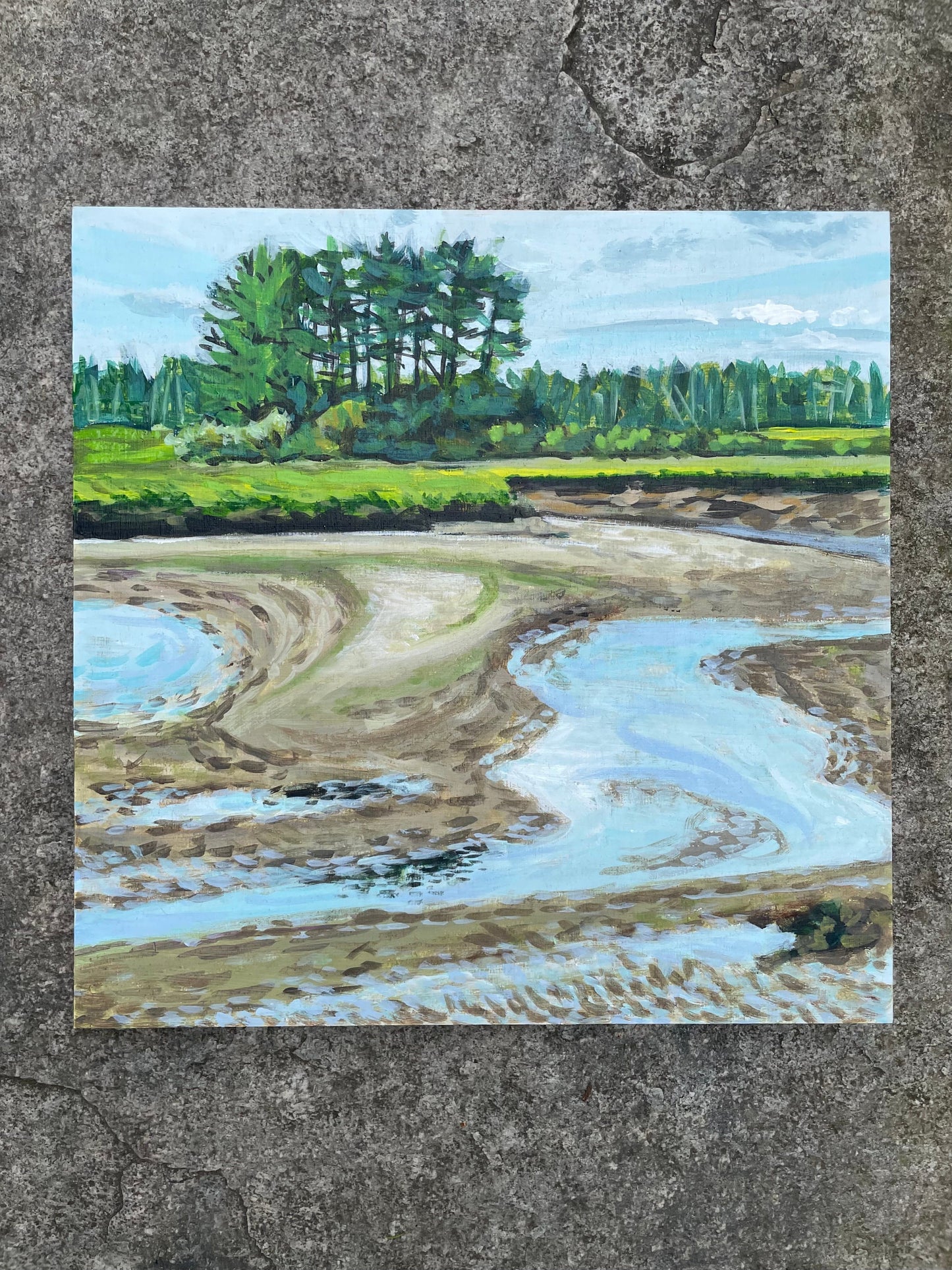Parsons Summertime Painting - 12x12