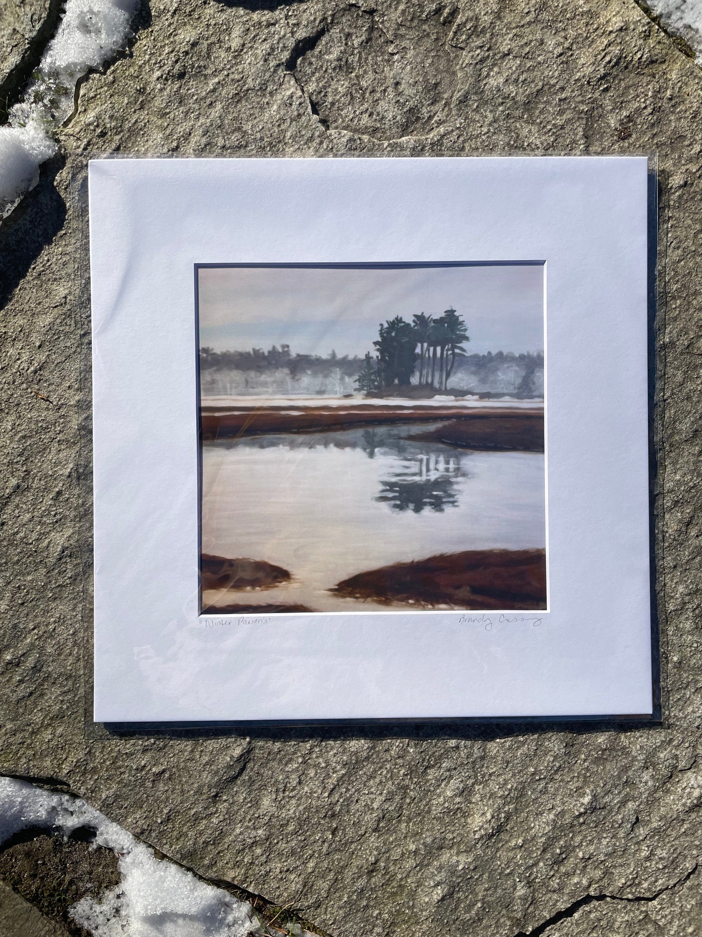 Winter Parsons Beach Print