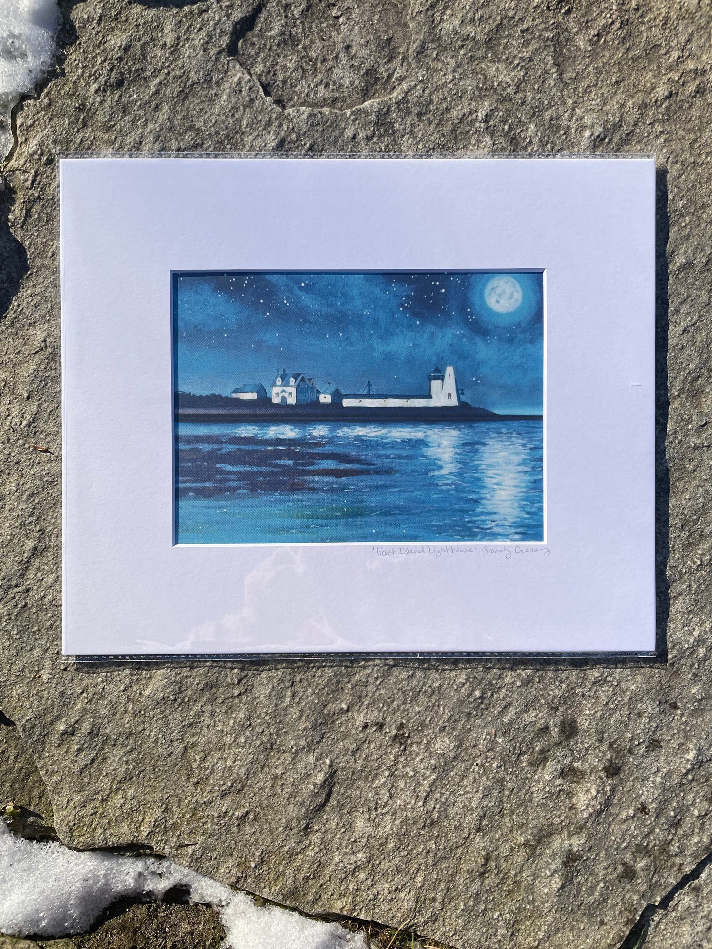 Goat Island Full Moon Print