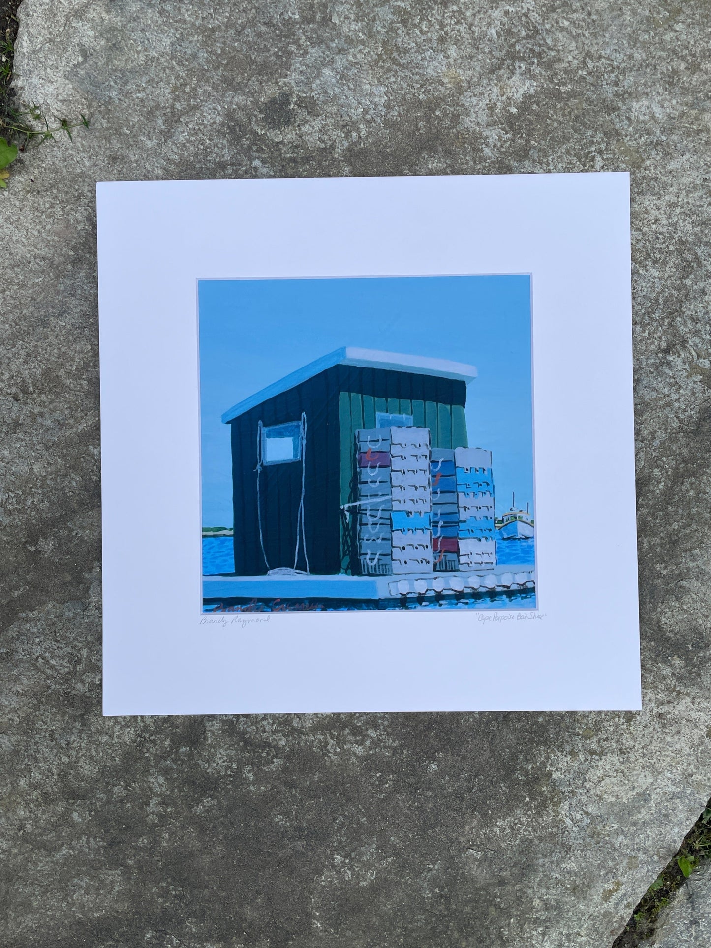 Green Bait Shack Print