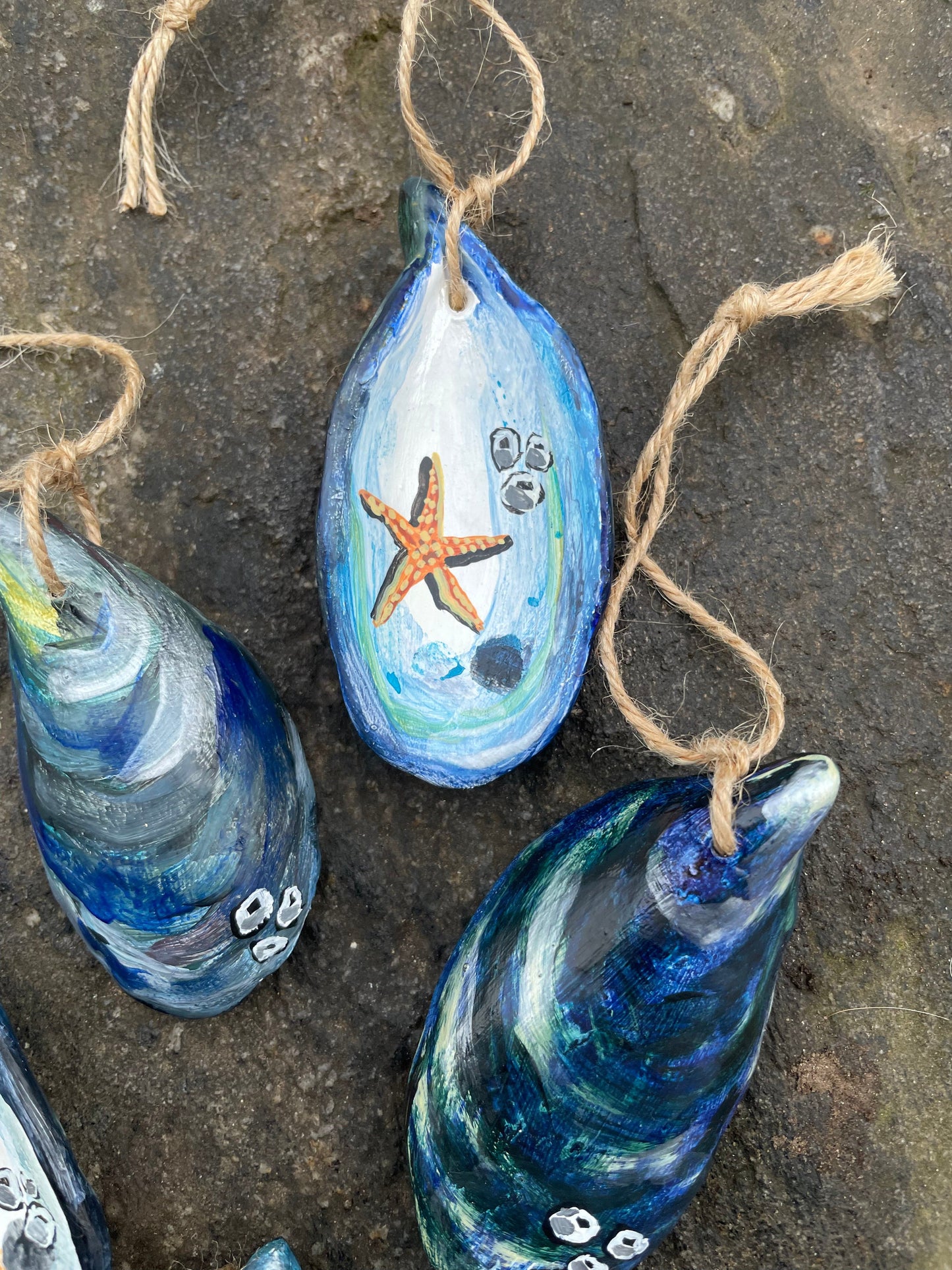 Mussel Shell Clay Ornament