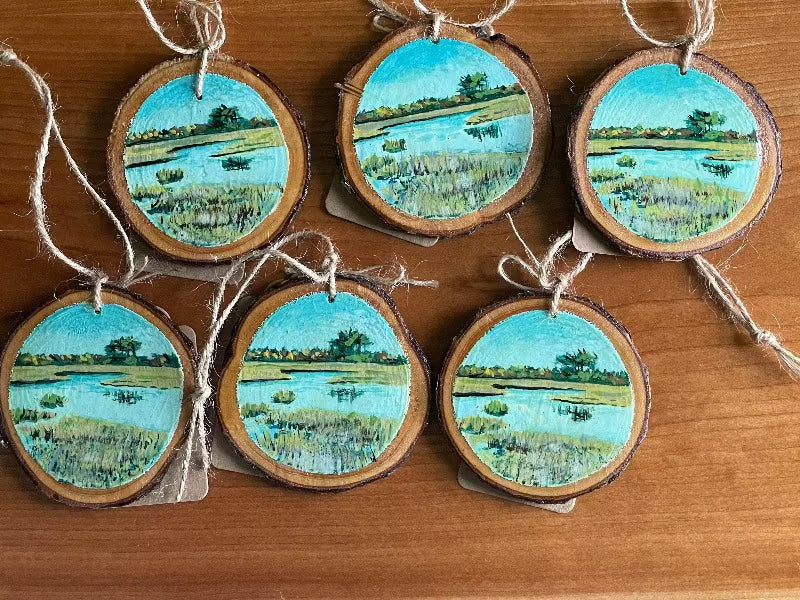 PARSONS BEACH WOOD ORNAMENT