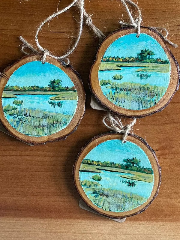 PARSONS BEACH WOOD ORNAMENT