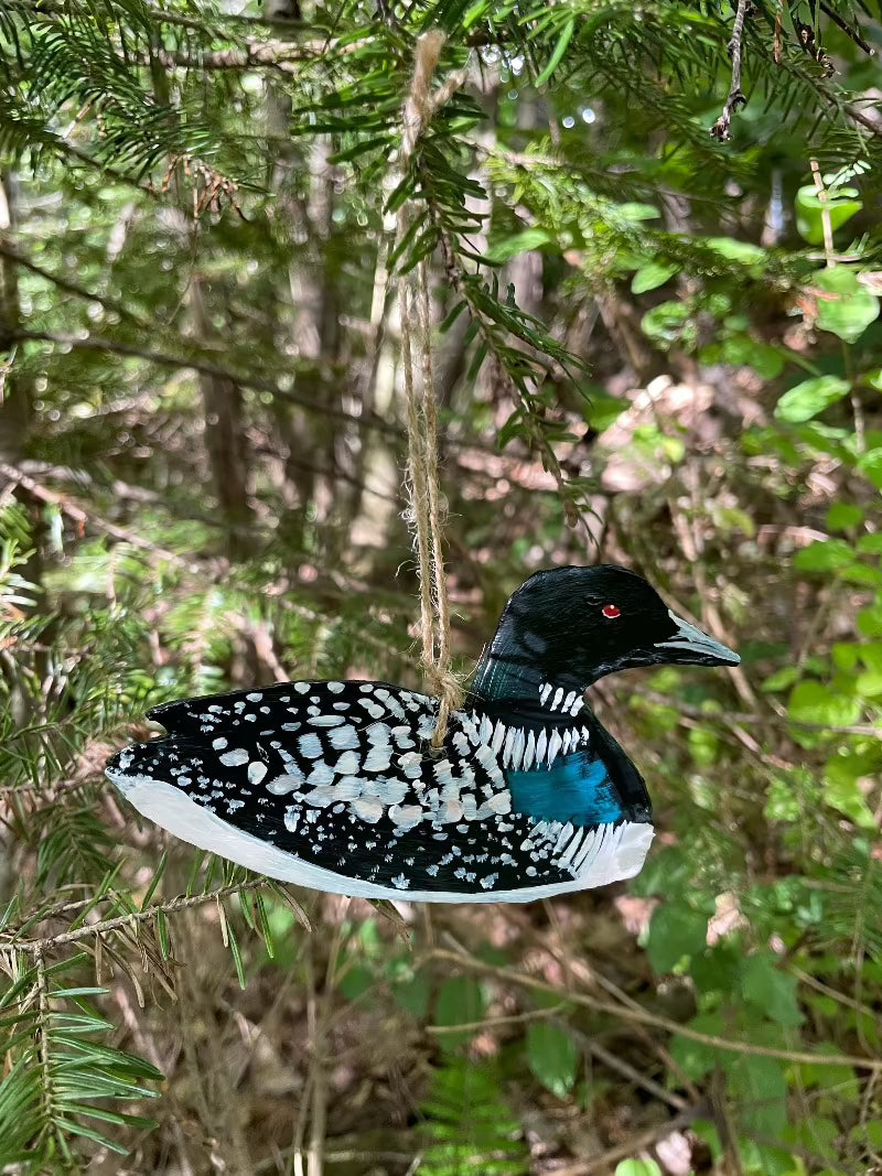 Loon Air-Dry Clay Ornament