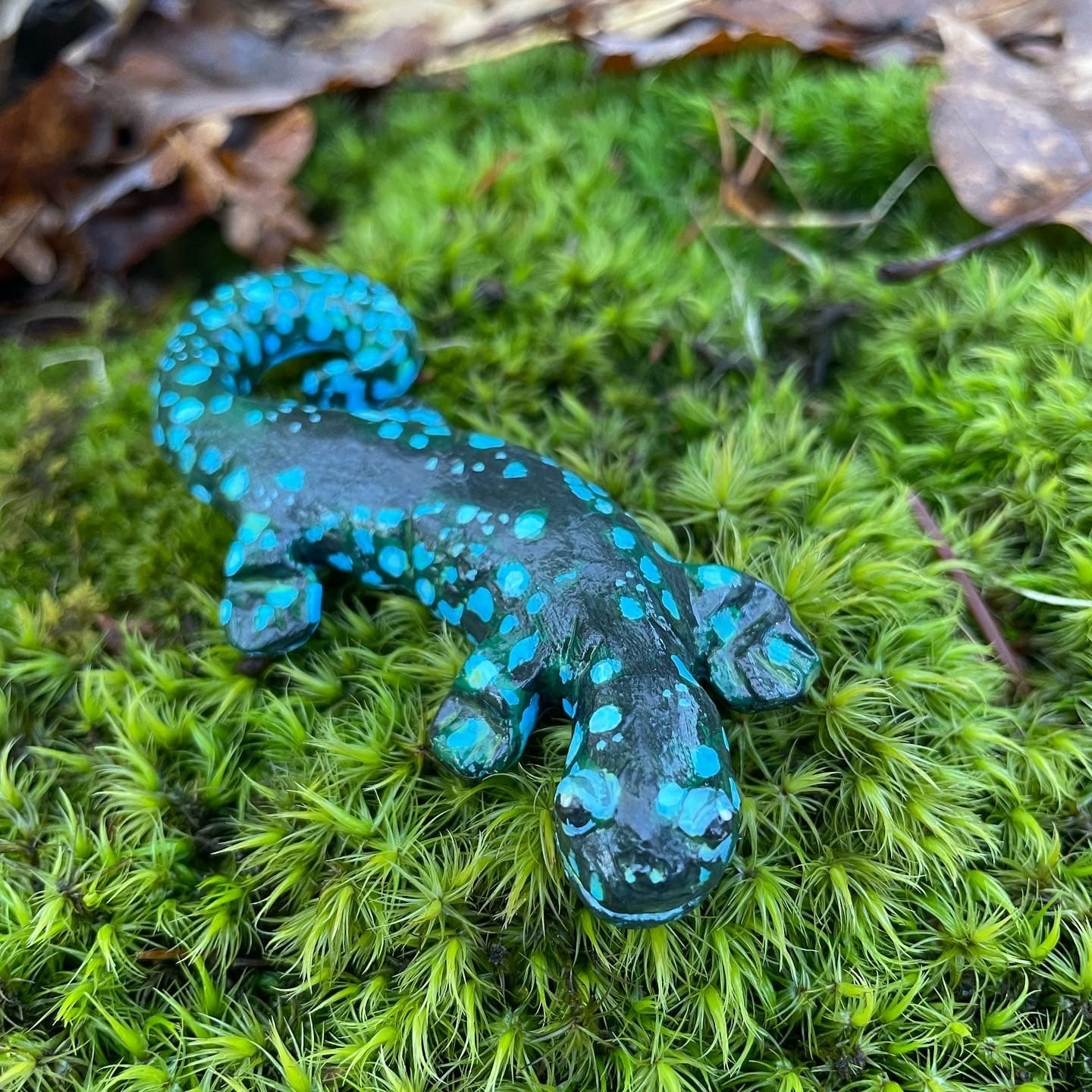Salamander Clay Figurine
