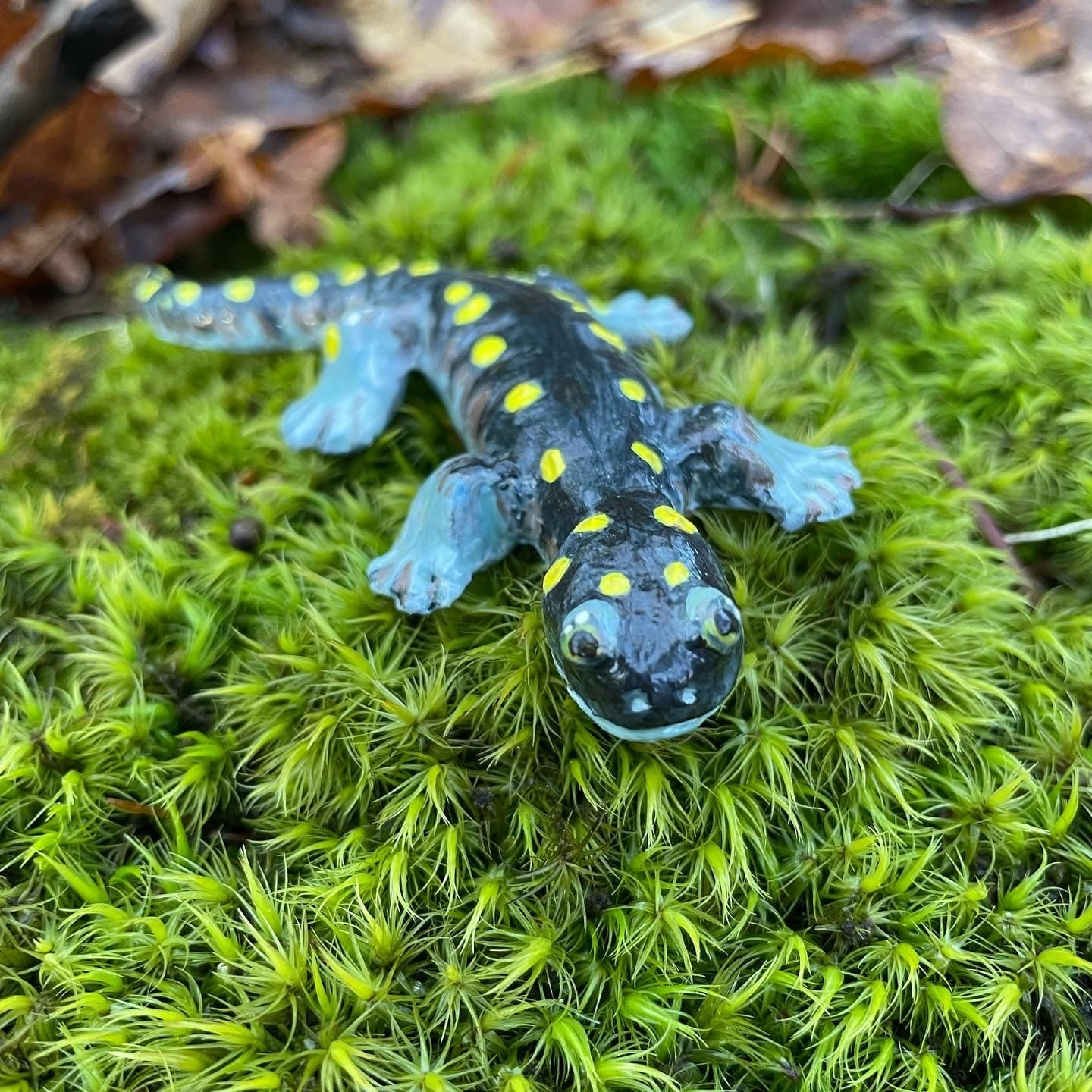 Salamander Clay Figurine