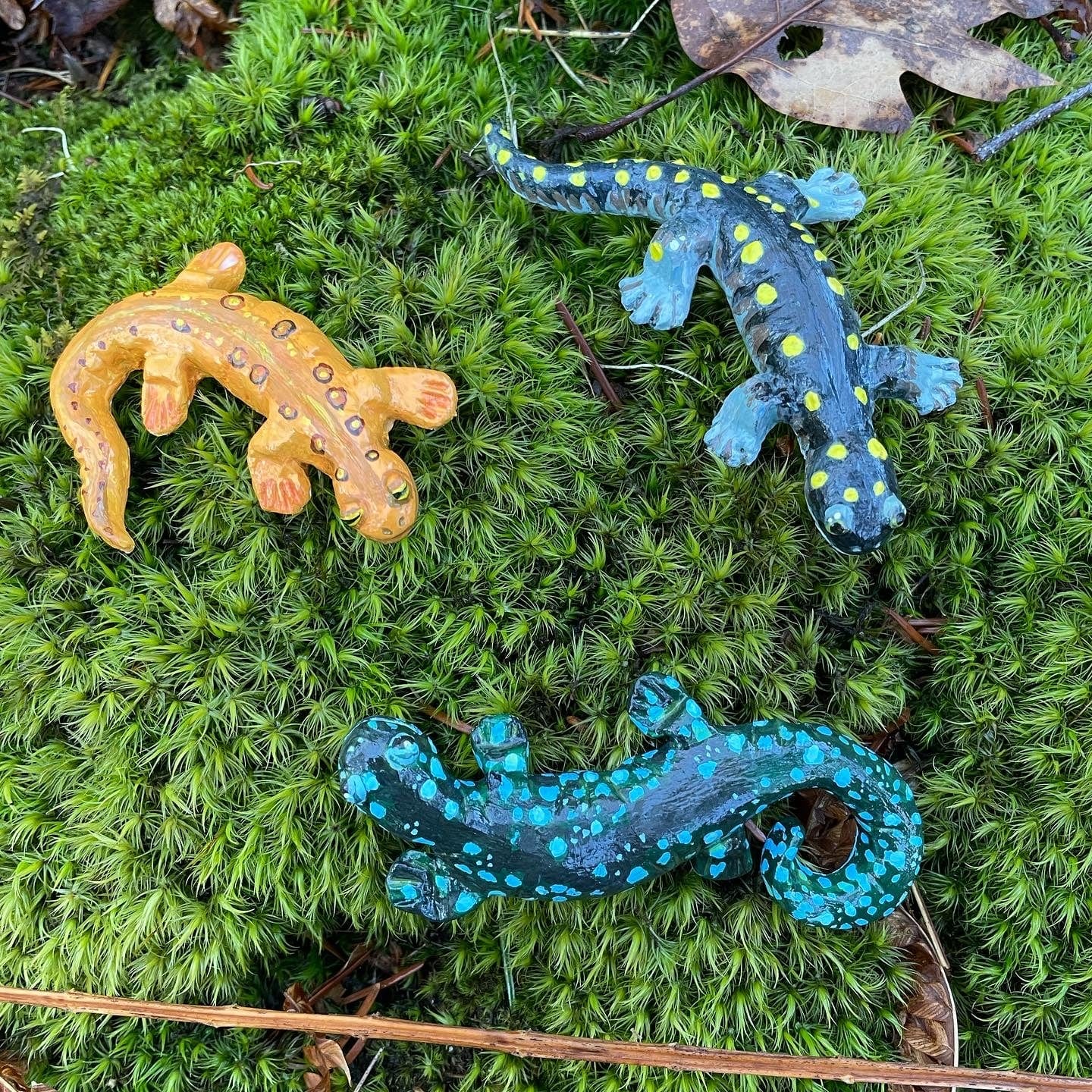 Salamander Clay Figurine