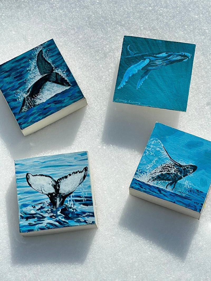 Whale Paintings - 4x4
