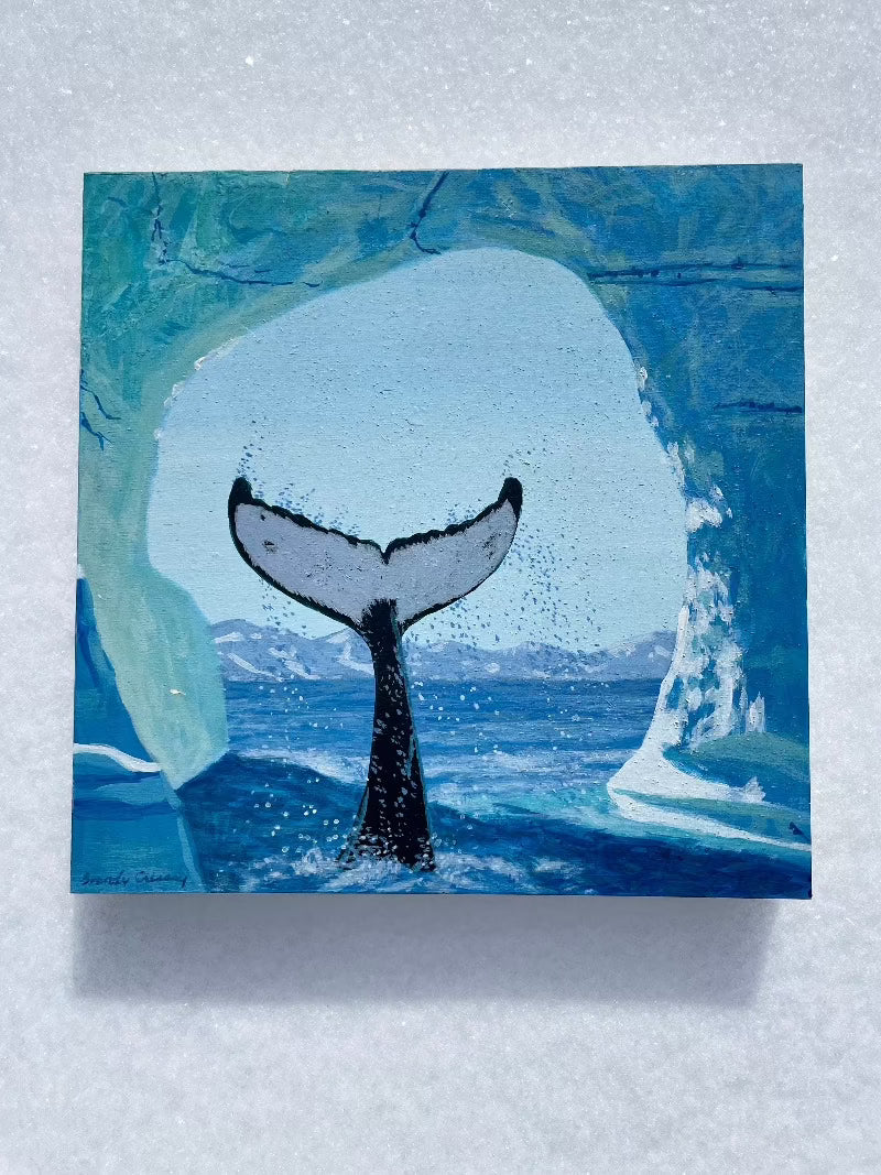 Whale Paintings - 12x12