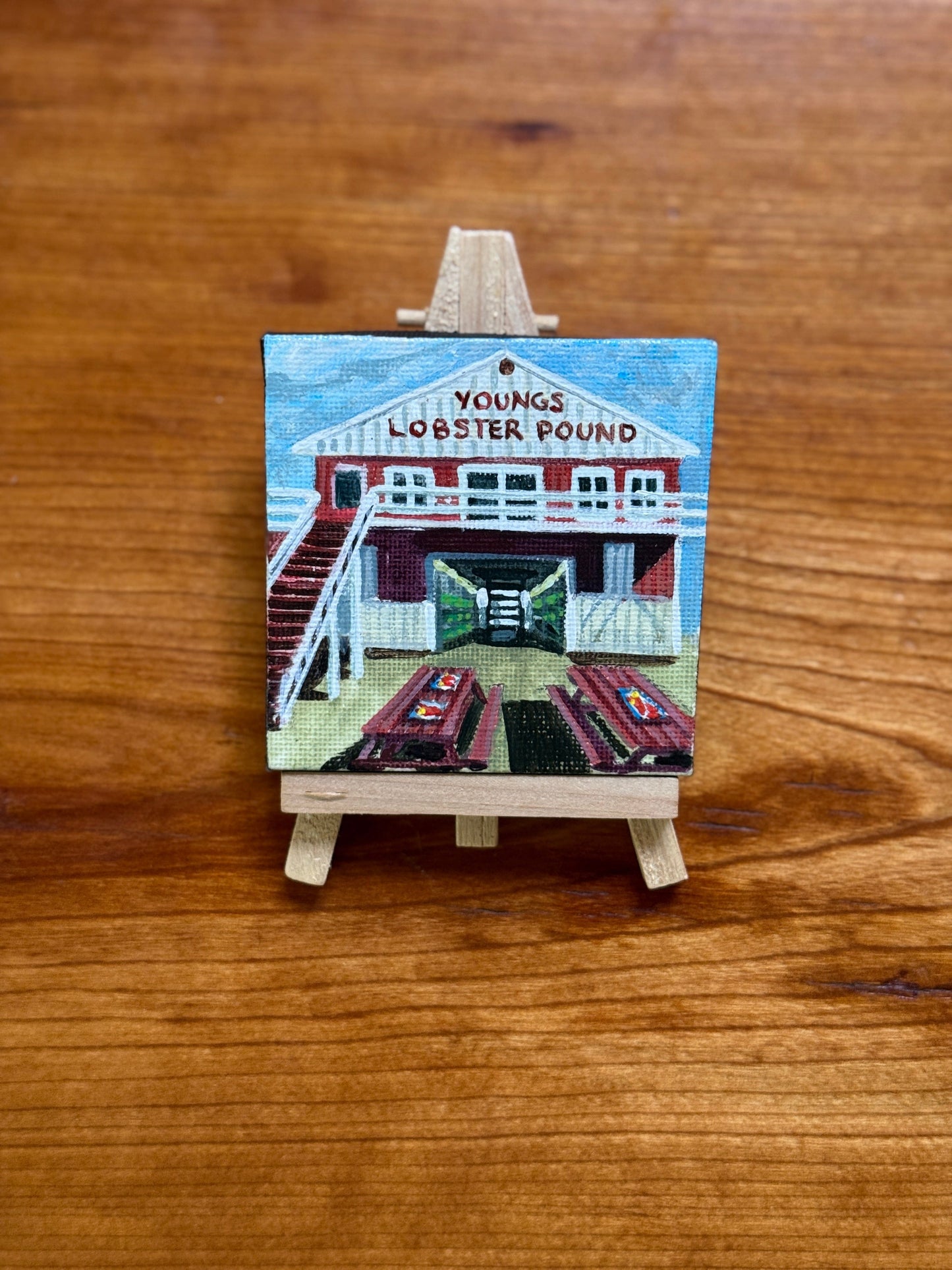 Coast of Maine Mini Paintings - 3x3 inches