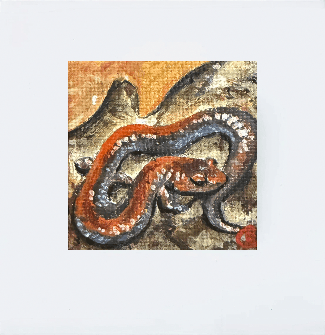 Mini Acrylic Paintings: Spring Amphibians