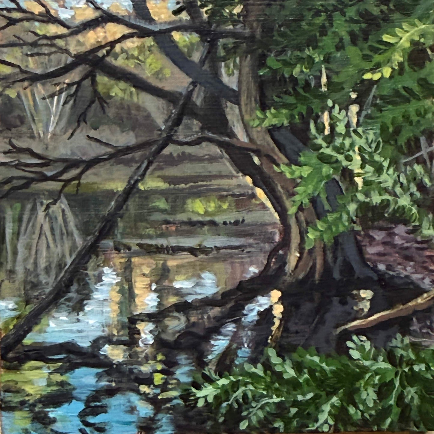 Vernal Pool Paintings - 4x4