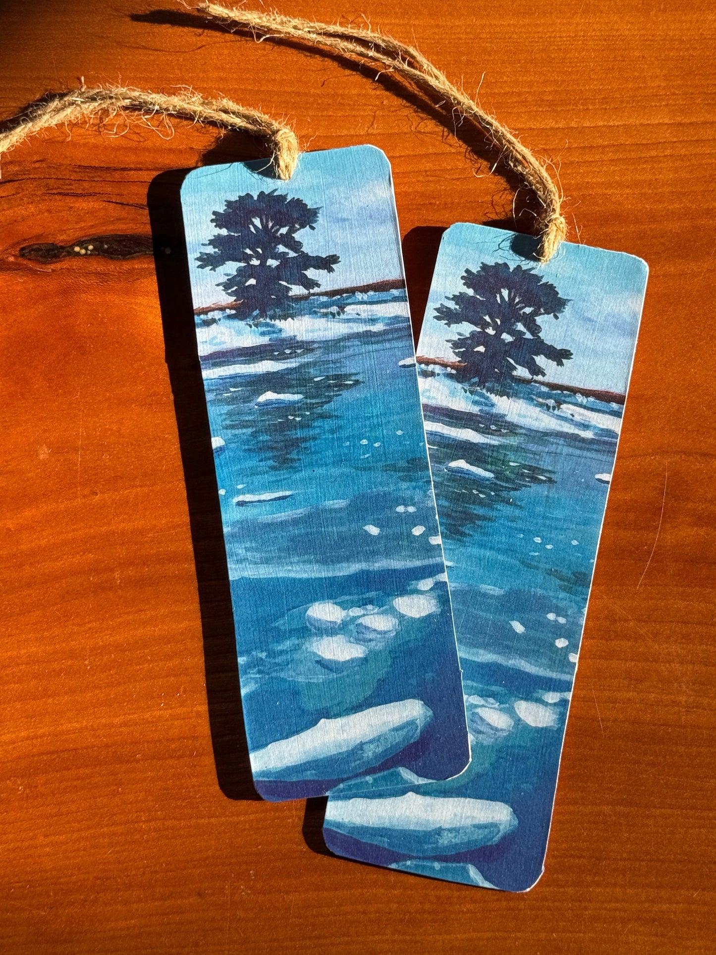 Land & Sea Handcrafted Wooden Bookmarks – Created from Nature inspired Originals