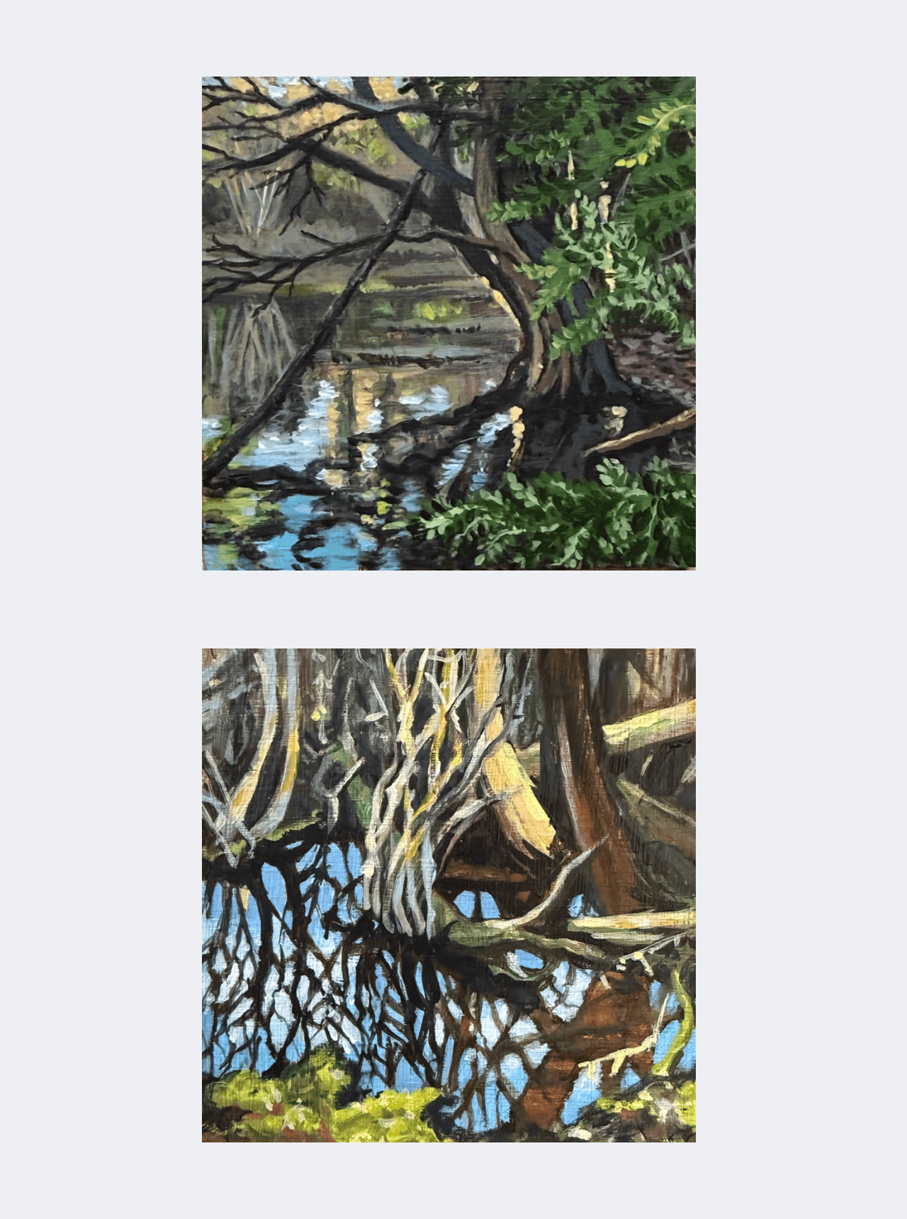 Vernal Pool Paintings - 4x4