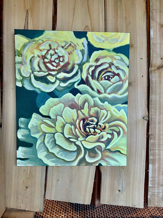 Yellow Rose Painting - 18x24