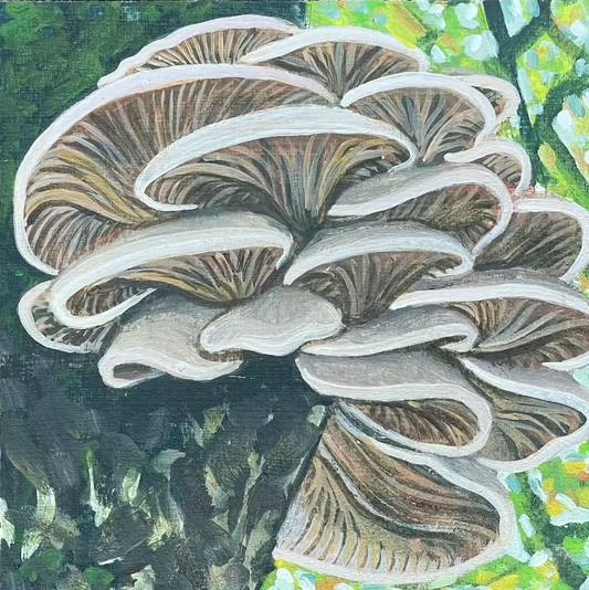 Oyster Painting - 5x5