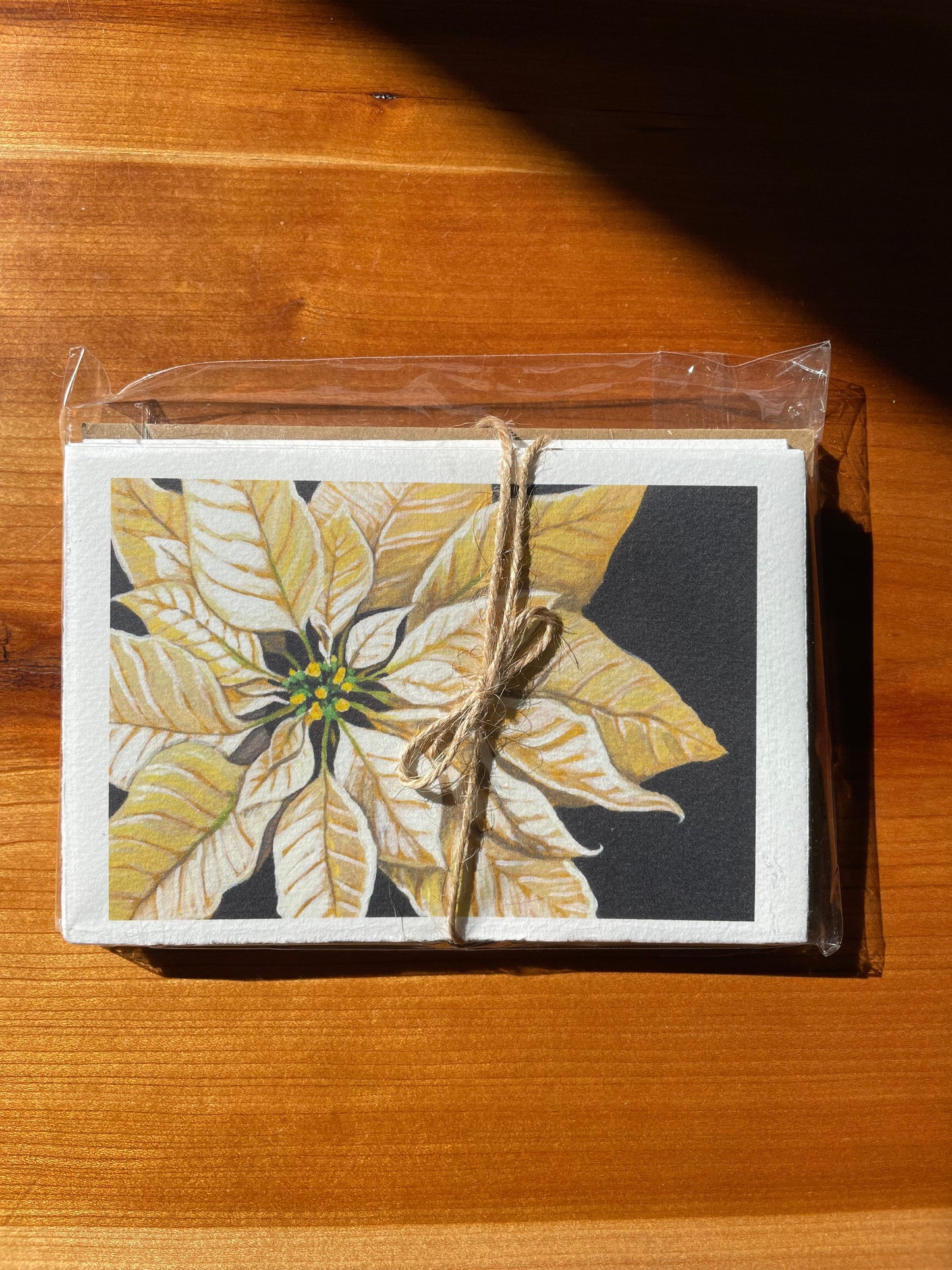 Poinsettia CARD - SET OF 8