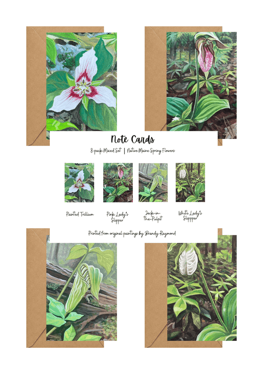 Botanical Blank Notecards - SET OF 8
