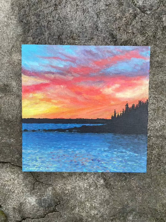 Boothbay Sunset - 10x10