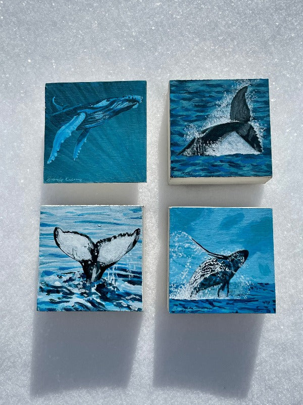 Whale Paintings - 4x4
