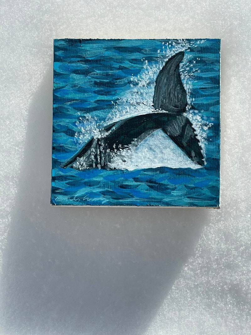 Whale Paintings - 4x4